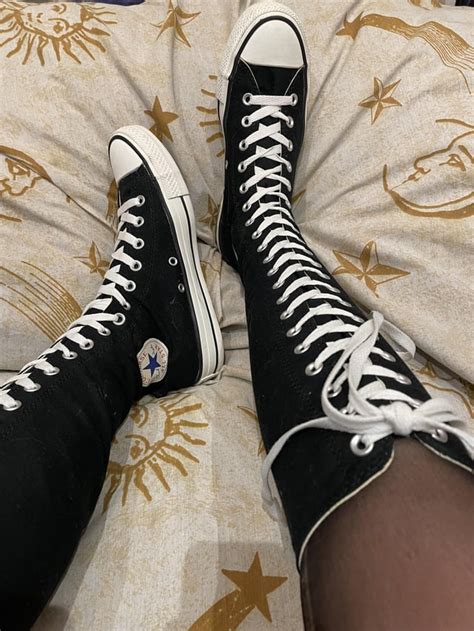 knee high converse platypus